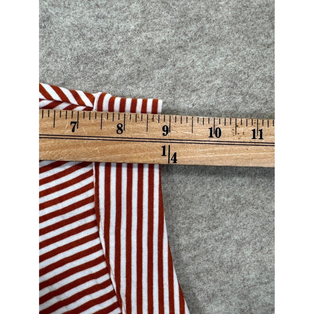 Tommy Bahama Texas Longhorns Shirt Womens Medium Red White Striped NCAA Top - Picture 13 of 14